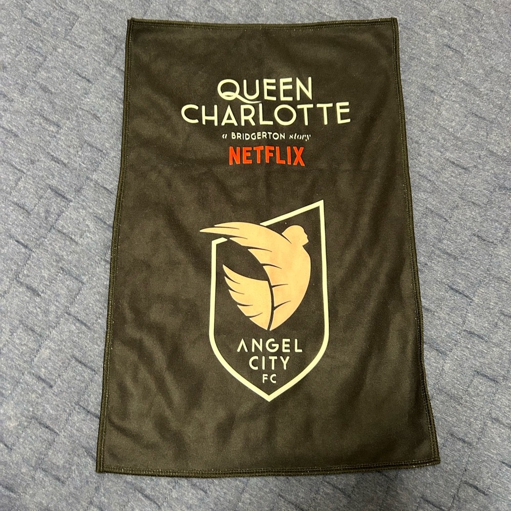 Angel City FC Queen Charlotte Bridgerton Towel